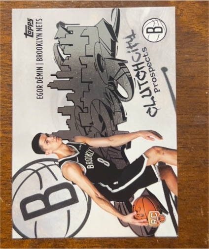 2025-26 Topps #CC-8 Egor Demin — front