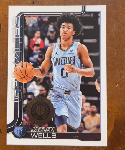 2025-26 Topps #183 Jaylen Wells — front