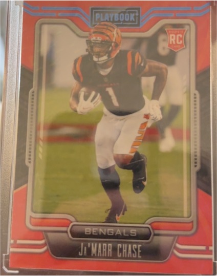 2021 Panini Playbook #105 Ja'Marr Chase — front