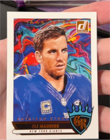 2025 Donruss All-Time Gridiron Kings #ATGK-EMG Eli Manning — front