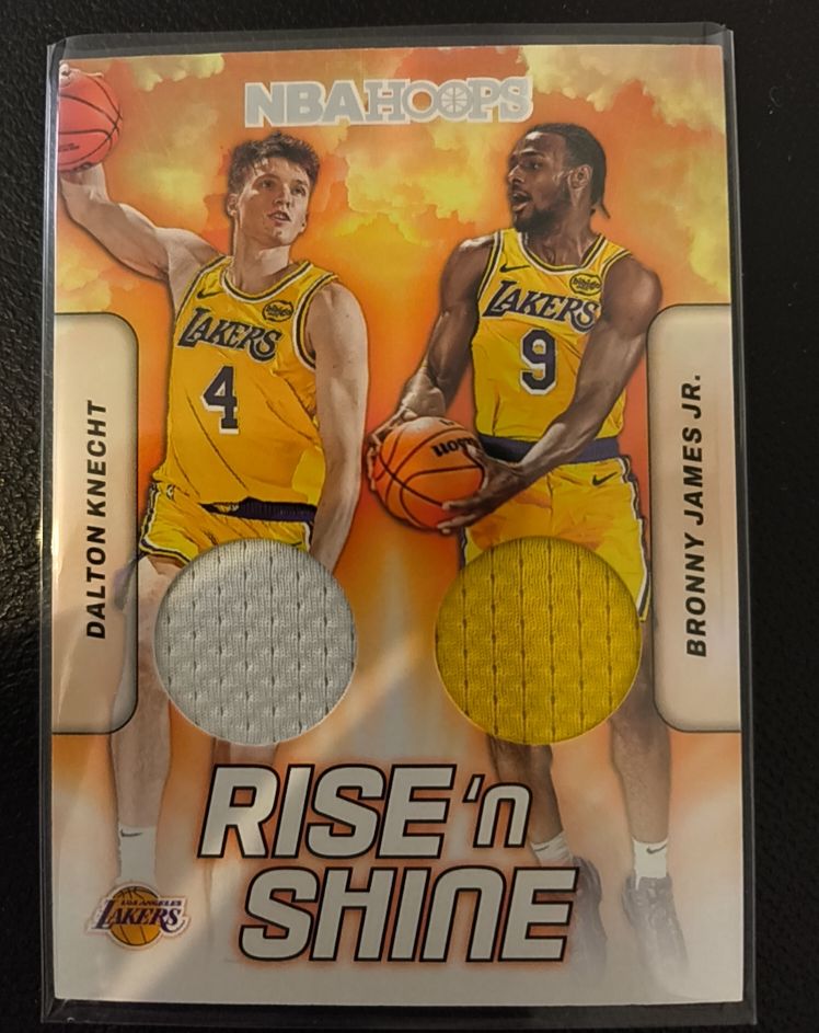 2024-25 Panini NBA Hoops #RSD-DB Dalton Knecht, Bronny James Jr. — front
