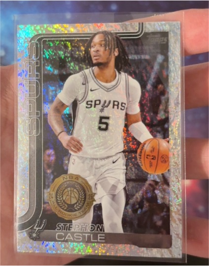 2025-26 Topps #197 Stephon Castle — front