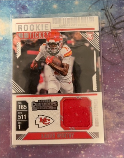 2024 Panini Contenders Rookie Ticket #RTS-XWY Xavier Worthy — front