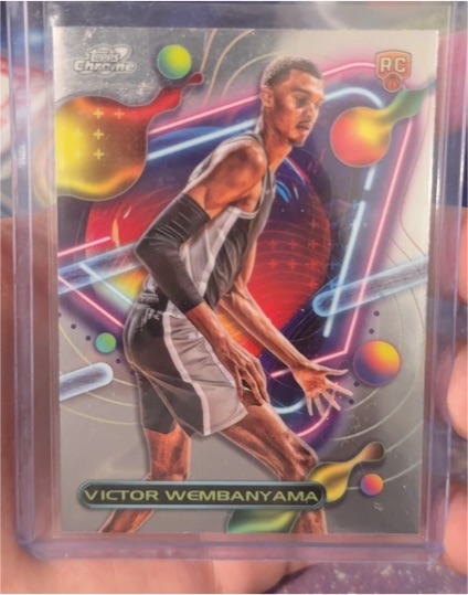 2023-24 Topps Chrome Cosmic #151 Victor Wembanyama — front