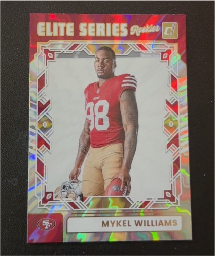 2025 Panini Donruss Elite Series Rookies #ESR-MWS Mykel Williams — front