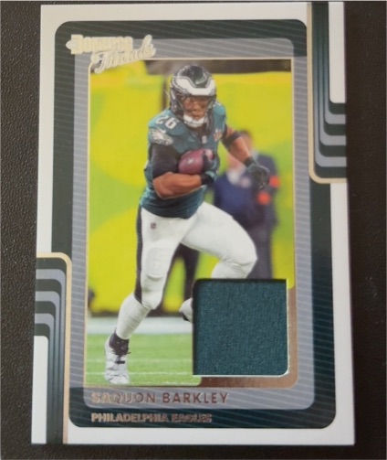 2025 Donruss Threads #DTH-SBY Saquon Barkley — front