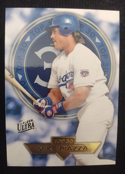 1997 Fleer Ultra Top 30 #6 Mike Piazza — front