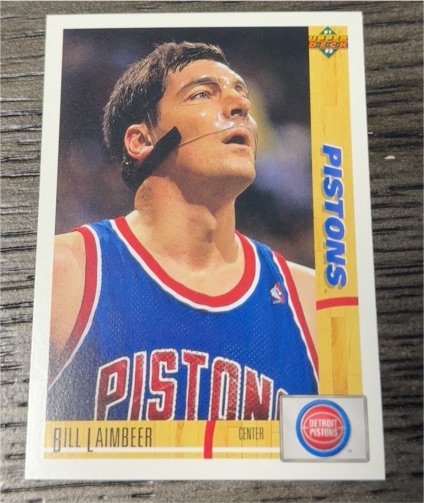 1991-92 Upper Deck #167 Bill Laimbeer — front