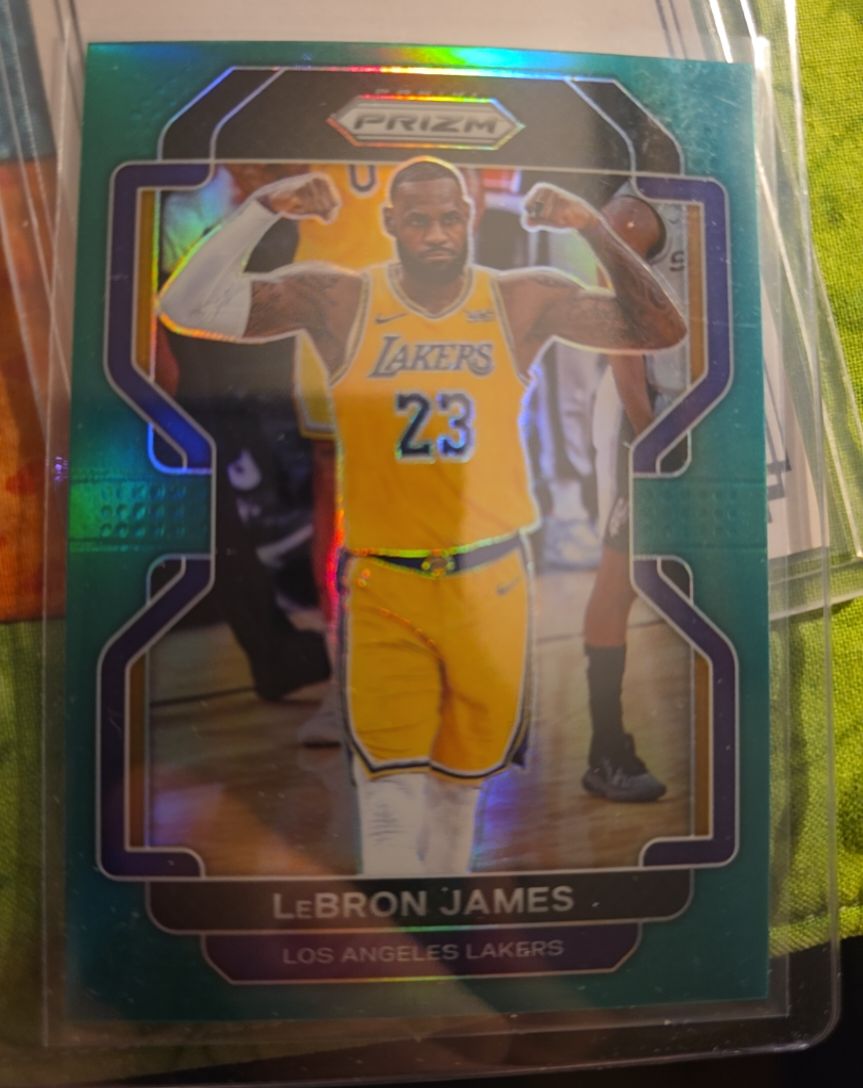 2021-22 Panini Prizm #91 LeBron James — front