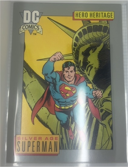 1992 Impel DC Cosmic #17 Superman — front