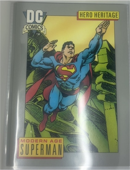 1991 Impel DC Comics Hero Heritage Modern Age Superman #18 — front