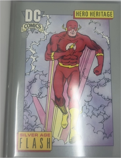 1991 Impel DC Comics Hero Heritage Silver Age Flash #5 — front