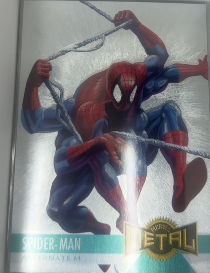 1995 Marvel Metal #134 Spider-Man Alternate M — front