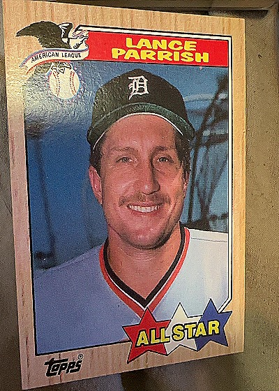 1987 Topps #613 Lance Parrish — front