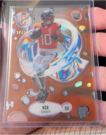 2025 Topps Signature Class #F-4 Bo Nix — front