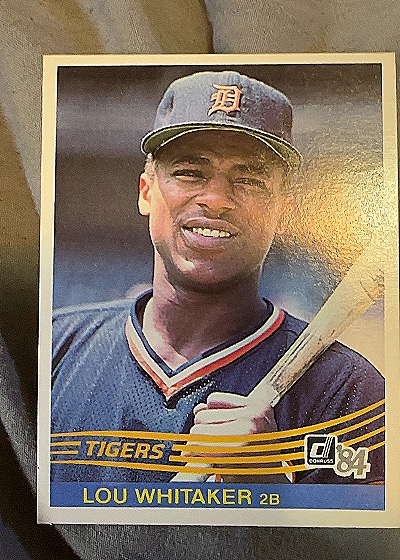 1984 Donruss #227 Lou Whitaker — front