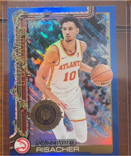 2025-26 Topps #62 Zaccharie Risacher — front