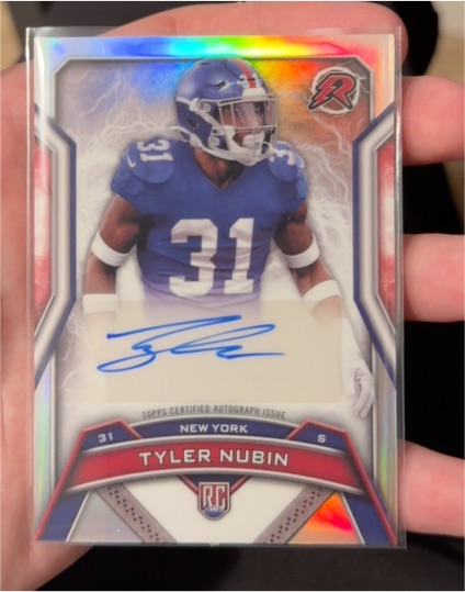 2024 Topps Resurgence Rookie Signatures #RRS-TN Tyler Nubin — front