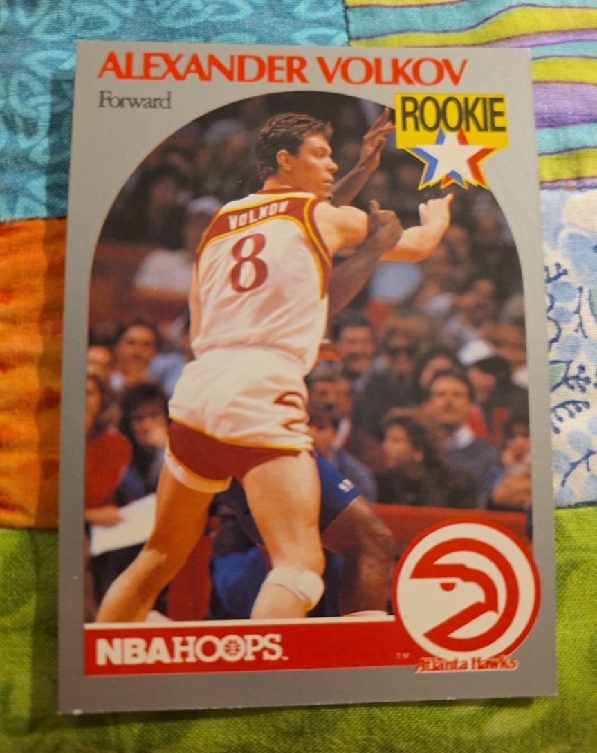 1990-91 NBA Hoops #34 Alexander Volkov — front