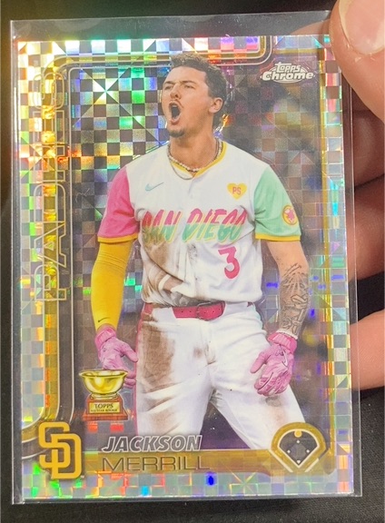 2025 Topps Chrome #61 Jackson Merrill — front