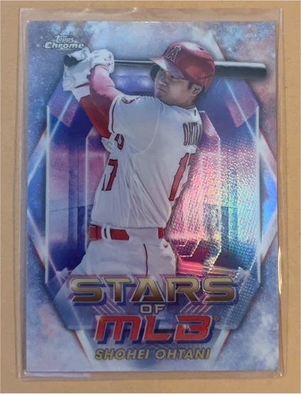 2023 Topps Chrome Stars of MLB #SMLBC-33 Shohei Ohtani — front