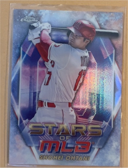 2023 Topps Chrome Stars of MLB #SMLBC-33 Shohei Ohtani — front