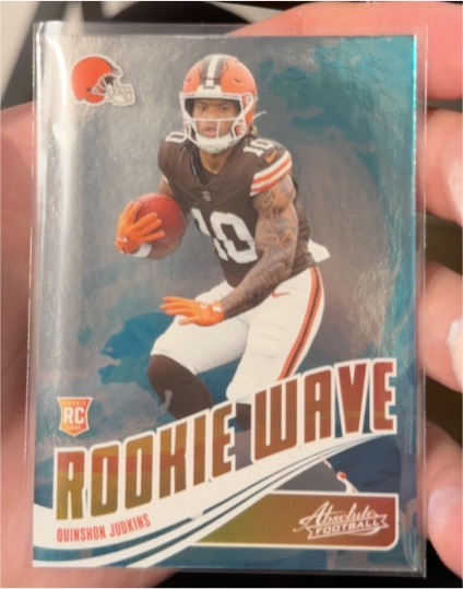 2025 Panini Absolute Rookie Wave #RW-QJS Quinshon Judkins — front