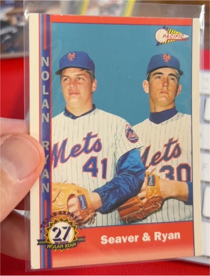 1993 Pacific Texas Express #241 Tom Seaver / Nolan Ryan — front
