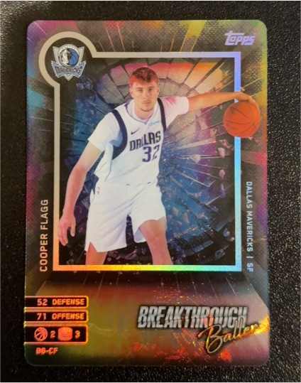 2025 Topps Match Attax #BB-CF Cooper Flagg — front