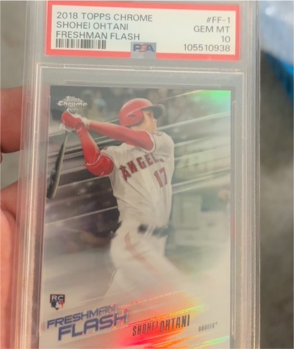 2018 Topps Chrome #FF-1 Shohei Ohtani Freshman Flash — front