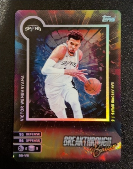 2023 Topps Breakthrough Ballers #BB-VW Victor Wembanyama — front