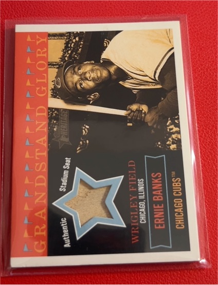 2003 Topps Heritage Grandstand Glory #GG-EB Ernie Banks — front
