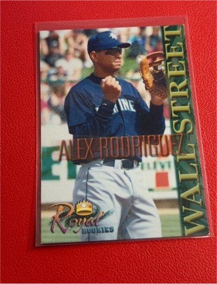 2000 Royal Rookies Wall Street #NNO Alex Rodriguez — front