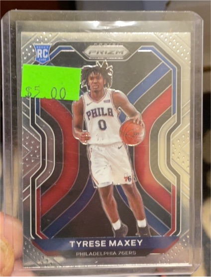 2020-21 Panini Prizm #256 Tyrese Maxey — front