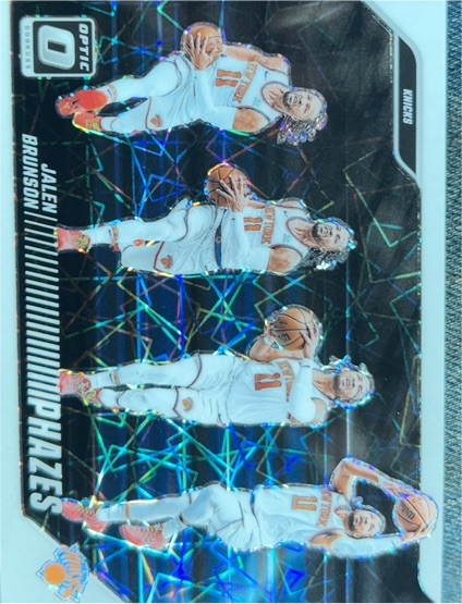 2024-25 Panini Donruss Optic #14 Jalen Brunson Phazes — front