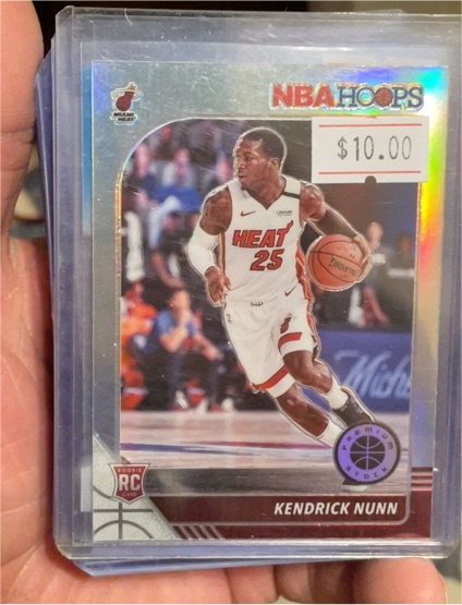 2019-20 Panini NBA Hoops Premium Stock #250 Kendrick Nunn — front