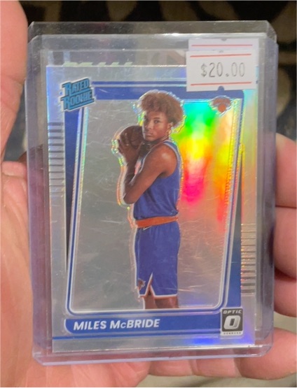 2021-22 Panini Donruss Optic #174 Miles McBride Rated Rookie — front