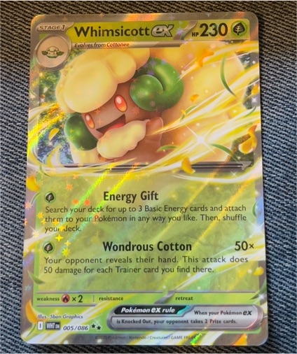 2022 Pokémon SV: White Flare #005 Whimsicott ex — front