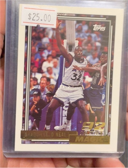 1992-93 Topps #362 Shaquille O'Neal — front
