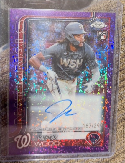 2025 Topps Chrome #RA-JWO James Wood — front