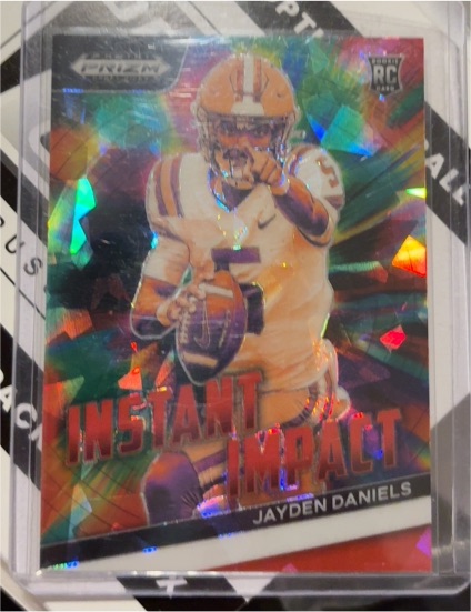 2024 Panini Prizm Draft Picks Instant Impact #II-JD Jayden Daniels — front