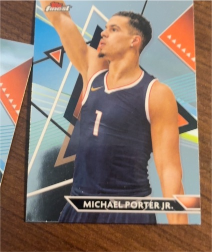 2023-24 Topps Finest #116 Michael Porter Jr. — front
