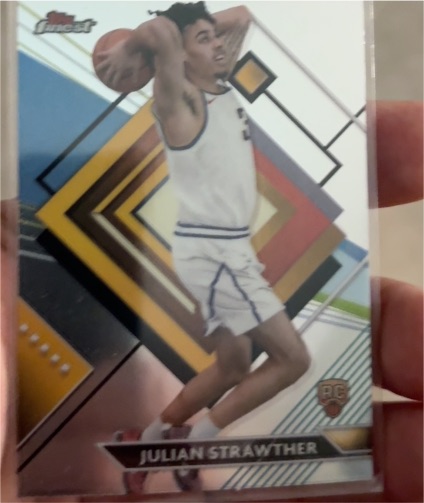 2023-24 Topps Finest #RC Julian Strawther — front