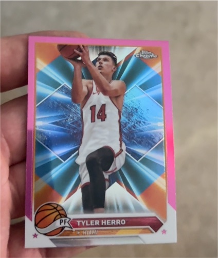 2023-24 Topps Chrome #14 Tyler Herro — front
