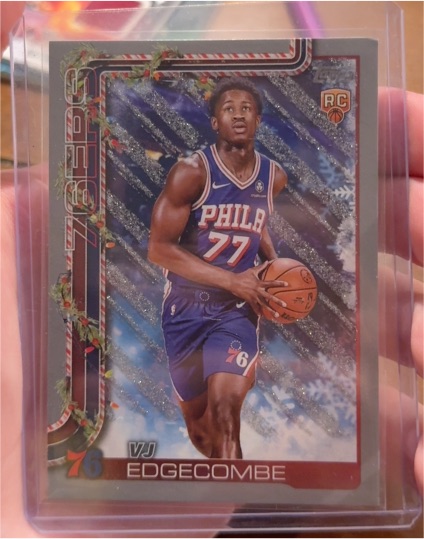 2025-26 Topps Holiday #H163 VJ Edgecombe — front