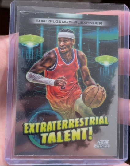 2023-24 Topps Cosmic Chrome Extraterrestrial Talent #ET-20 Shai Gilgeous-Alexander — front