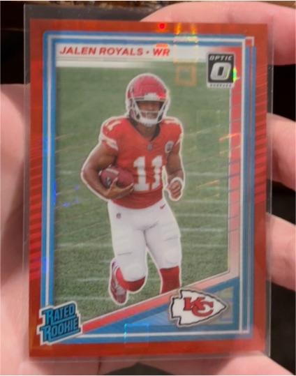 2025 Donruss Optic #321 Jalen Royals — front