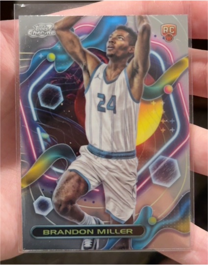 2023-24 Topps Chrome Cosmic #152 Brandon Miller RC — front