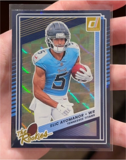 2025 Panini Donruss #37 Elic Ayomanor The Rookies Tennessee Titans — front