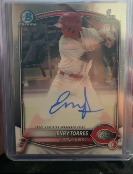 2025 Bowman Chrome #CPA-ET Enry Torres — front